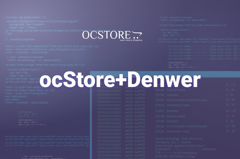Встановлення ocStore на Denwer 